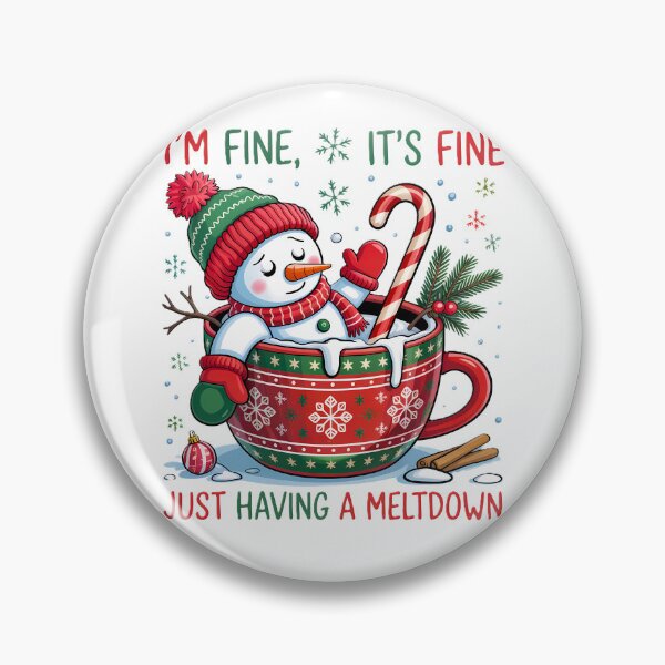 Item preview, I'm Fine, It's Fine, Just having a meltdown designed and sold by Art-Bubbles.