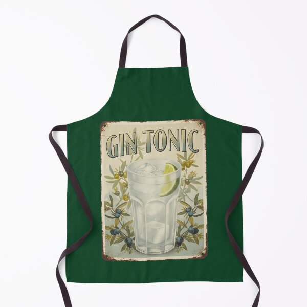 Item preview, GIN TONIC OLD TIN SIGN designed and sold by infinitearte.