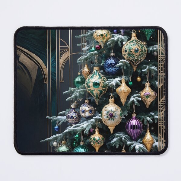 Item preview,  Elegant Art Deco Christmas Tree - Luxurious Holiday Ornament Design by LaLi Designs designed and sold by LaLi-Designs.
