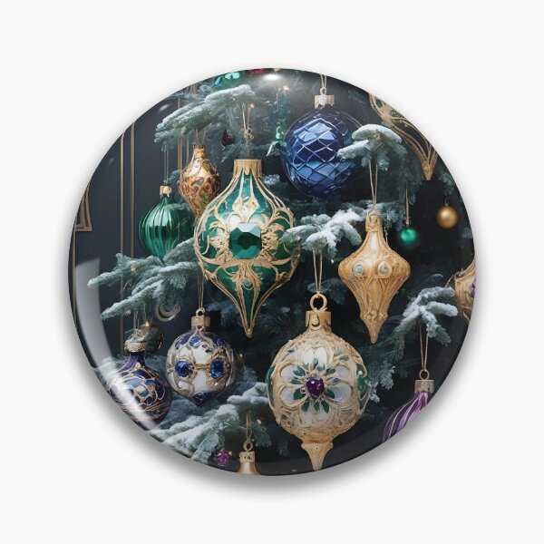 Item preview, Elegant Art Deco Christmas Tree - Luxurious Holiday Ornament Design by LaLi Designs designed and sold by LaLi-Designs.