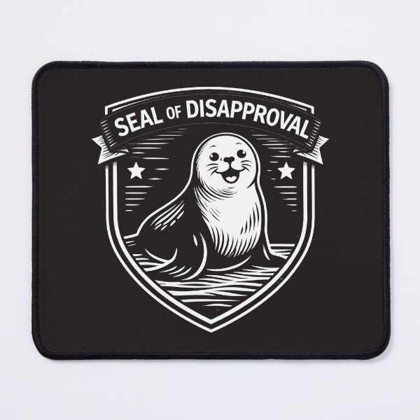Item preview, Happy Seal of Disapproval – Vintage Shield Emblem Design designed and sold by sssweetness.