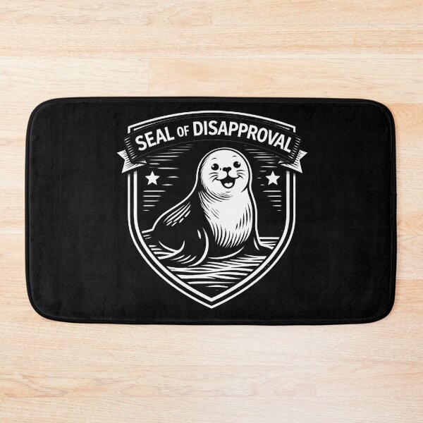 Item preview, Happy Seal of Disapproval – Vintage Shield Emblem Design designed and sold by sssweetness.