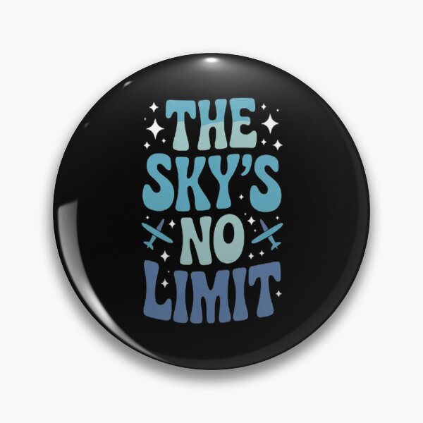 Item preview, The Sky's No Limit Motivational Quote designed and sold by brinbotty.