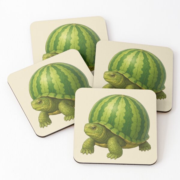 Item preview, The Watermelon Tortoise designed and sold by TheWonkyEaselCo.