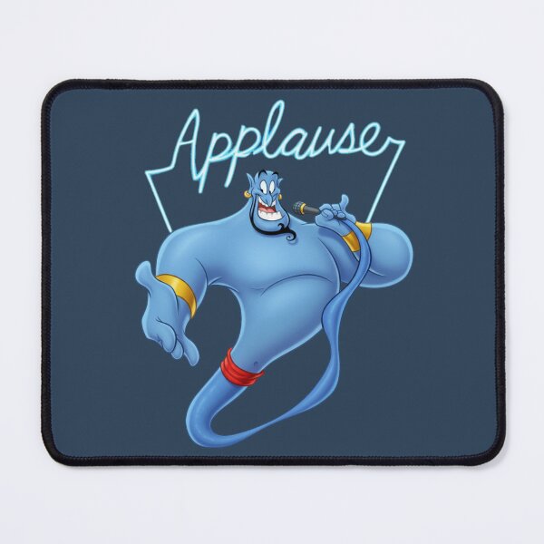Item preview, Aladdin Blue Genie Applause Neon Sign Performance | Funny Retro Showman designed and sold by Vector_Vibes.