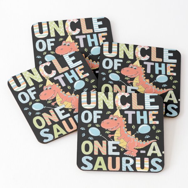 Item preview, Uncle Of The One-A-Saurus 2Nd Birthday Dinosaur Party designed and sold by KotexTemu.