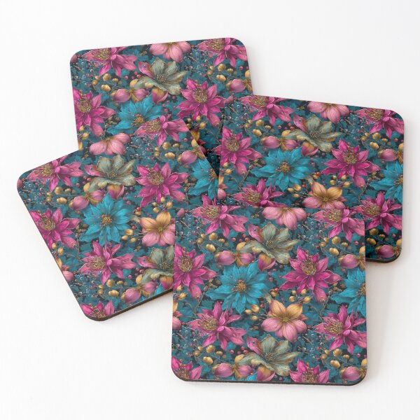 Item preview, Vibrant Botanical Fantasy Pattern  designed and sold by Jirka Svetlik, Studio Illuvision.