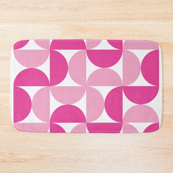 Item preview, Retro geometric semi circles pink designed and sold by ChimaHome.