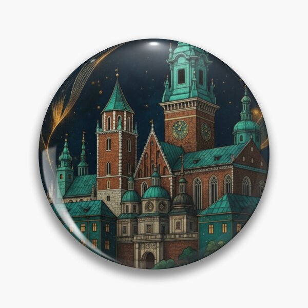 Item preview, Polish Landmarks in Art Nouveau Mosaic – Klimt-Inspired Architectural Art designed and sold by Ewa Miller.