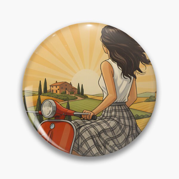Item preview, TUSCANY LIFE IS BEAUTIFUL OLD TIN SIGN designed and sold by infinitearte.