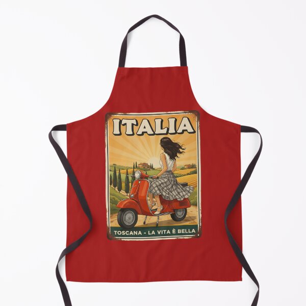 Item preview, TUSCANY LIFE IS BEAUTIFUL OLD TIN SIGN designed and sold by infinitearte.