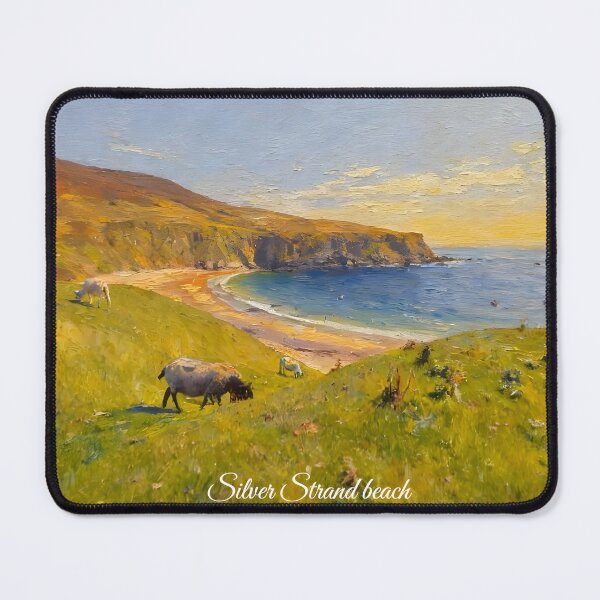 Item preview, Silver Strand beach Glencolmcille Oil painting format Co Donegal designed and sold by OliDesigns.