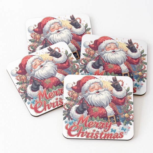 Item preview, Anime Santa Claus – Cute & Funny Holiday Christmas Illustration designed and sold by PANDA_shop.