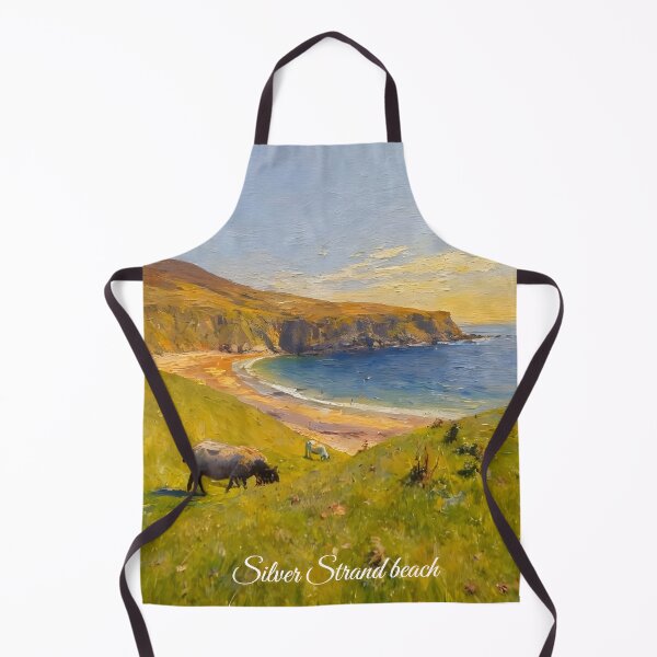 Item preview, Silver Strand beach Glencolmcille Oil painting format Co Donegal designed and sold by OliDesigns.