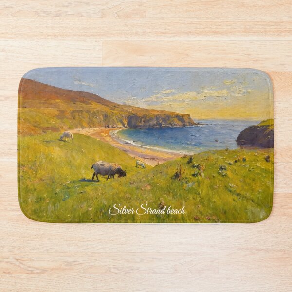 Item preview, Silver Strand beach Glencolmcille Oil painting format Co Donegal designed and sold by OliDesigns.