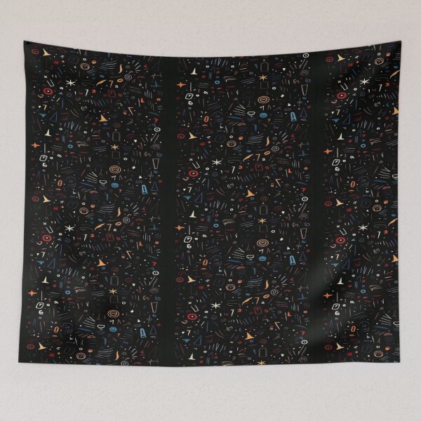 Item preview, Geometric  Night Sky Symphony Artwork  designed and sold by NivyasArtistry.