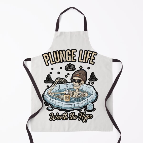 Item preview, Plunge Life, Worth the Hype - Funny Ice Bath Gift for Biohackers designed and sold by FitEnvy.