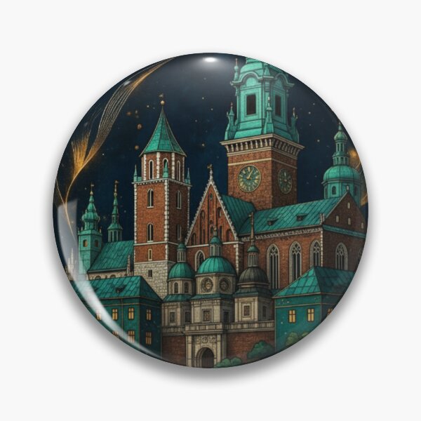 Item preview, Polish Landmarks in Art Nouveau Mosaic – Klimt-Inspired Architectural Art designed and sold by Ewa Miller.