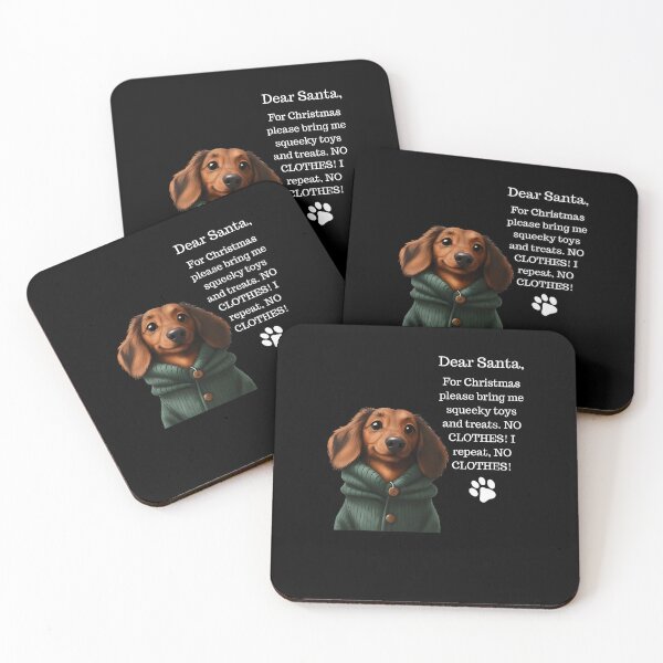 Item preview, Dear Santa For Christmas Please Bring Me Squeeky Toys And Treats Dog designed and sold by BeckFrankie.
