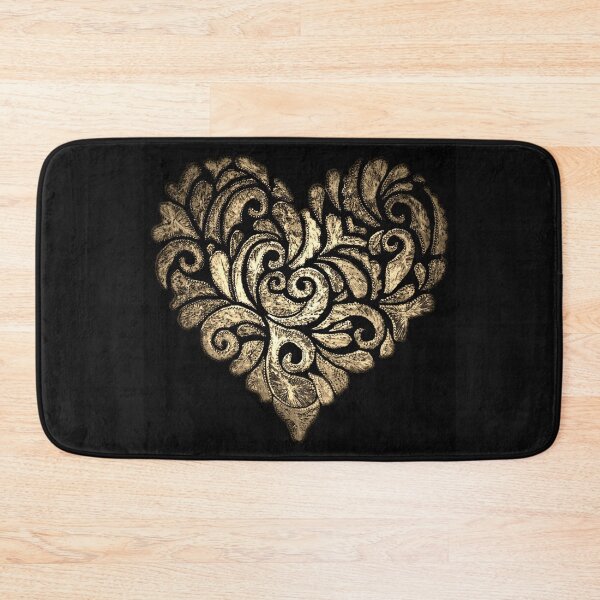Item preview, An ornate heart made of gold designed and sold by AnnabellaRh.