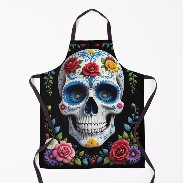 Item preview, Porcelain Skull Blooming with Roses designed and sold by Grafititee.