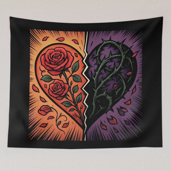 Item preview, Heart Rose and Thorn designed and sold by Planetporridge.
