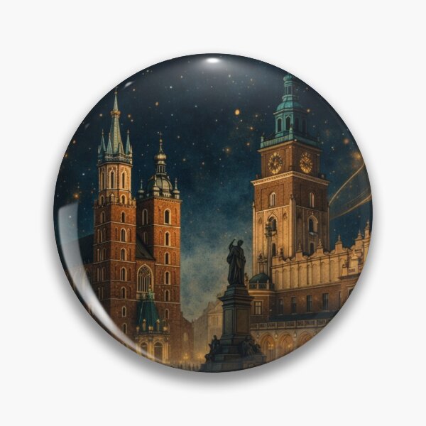 Item preview, Polish Landmarks in Art Nouveau Mosaic – Klimt-Inspired Architectural Art designed and sold by Ewa Miller.