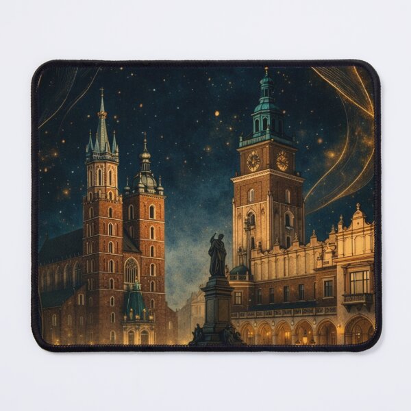 Item preview, Polish Landmarks in Art Nouveau Mosaic – Klimt-Inspired Architectural Art designed and sold by Ewa Miller.