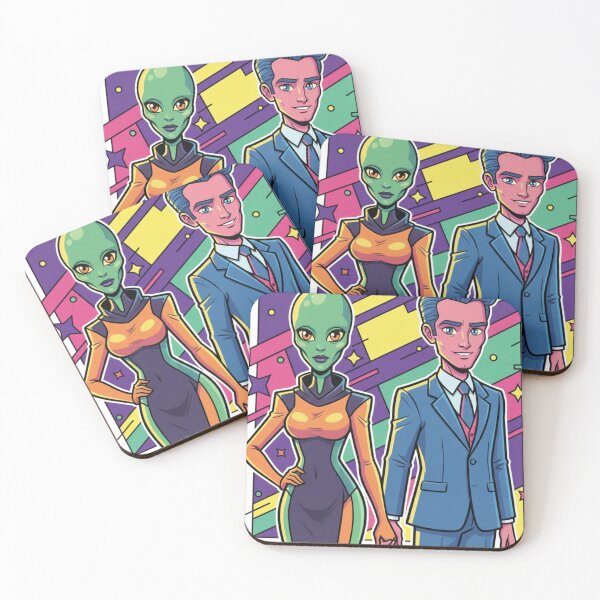Item preview, Alien couple designed and sold by PP&RAINBOW SHOP.