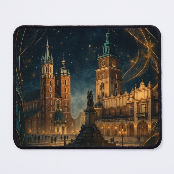 Item preview, Polish Landmarks in Art Nouveau Mosaic – Klimt-Inspired Architectural Art designed and sold by Ewa Miller.