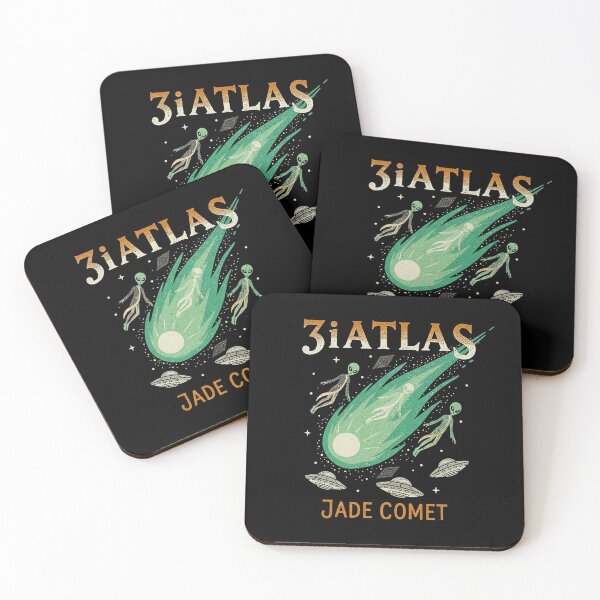 Item preview, 3iATLAS Jade Comet with Spectral Alien Entity designed and sold by zzz888.
