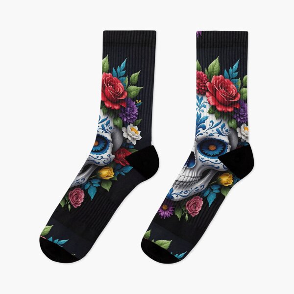 Item preview, Porcelain Skull Blooming with Roses designed and sold by Grafititee.