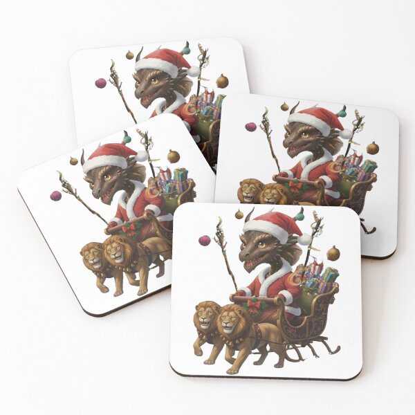 Item preview, Dragon Santa Lion Sleigh designed and sold by Good-moods.