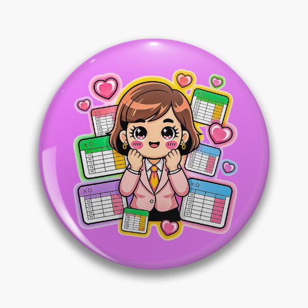Item preview, Cute Spreadsheet Lover Kawaii Office Data Nerd Design designed and sold by Amanda's Factory.