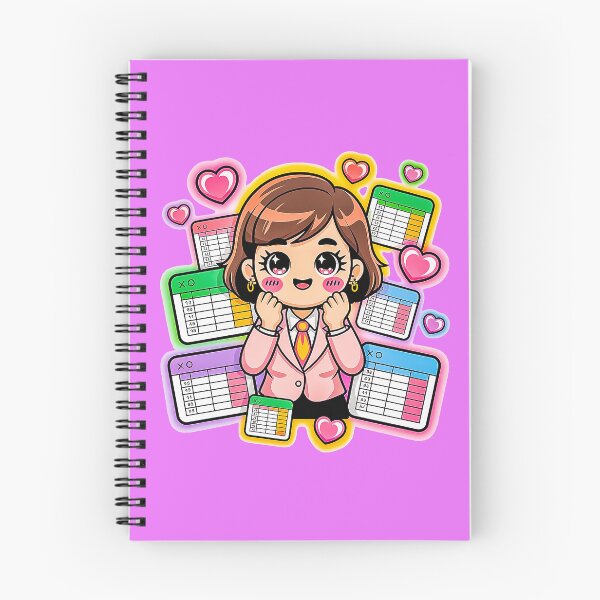 Item preview, Cute Spreadsheet Lover Kawaii Office Data Nerd Design designed and sold by Amanda's Factory.