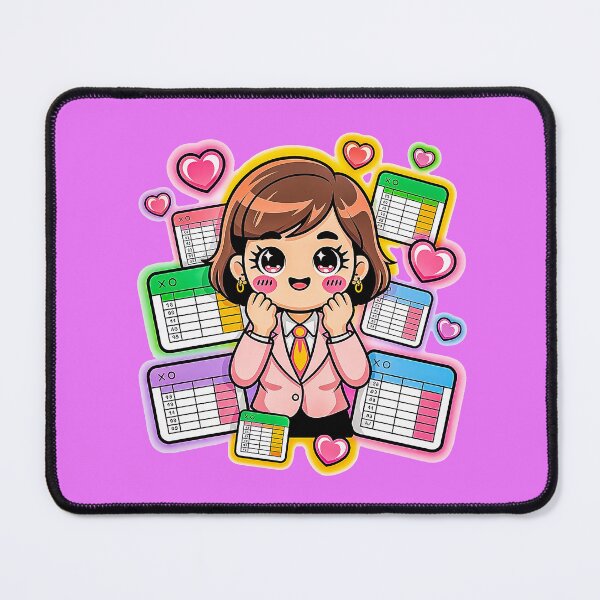 Item preview, Cute Spreadsheet Lover Kawaii Office Data Nerd Design designed and sold by Amanda's Factory.