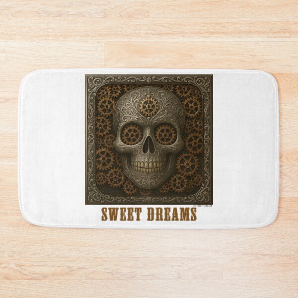 Item preview, Sweet Dreams Steampunk Day of the Dead - Golden Gearhead designed and sold by T4Texas.