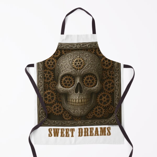Item preview, Sweet Dreams Steampunk Day of the Dead - Golden Gearhead designed and sold by T4Texas.