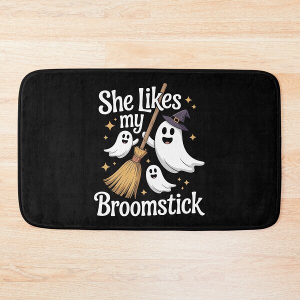 Item preview, She Likes My Broomstick I Love Her Pumpkins Couple Halloween  designed and sold by KotexTemu.