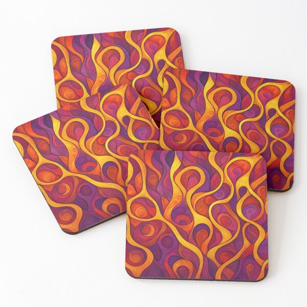 Item preview, Flowing abstract color worlds composition designed and sold by Sigtrix.