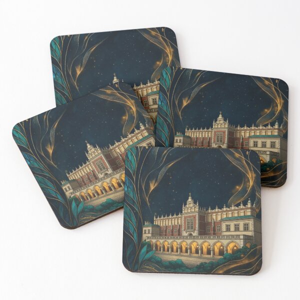 Item preview, Polish Landmarks in Art Nouveau Mosaic – Klimt-Inspired Architectural Art designed and sold by Ewa Miller.