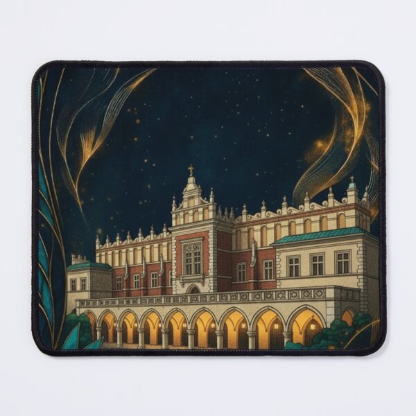 Item preview, Polish Landmarks in Art Nouveau Mosaic – Klimt-Inspired Architectural Art designed and sold by Ewa Miller.