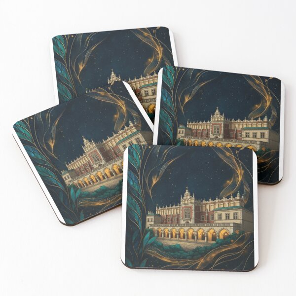Item preview, Polish Landmarks in Art Nouveau Mosaic – Klimt-Inspired Architectural Art designed and sold by Ewa Miller.