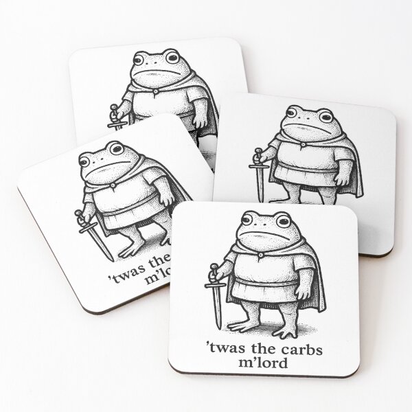 Item preview, Frog Meme - Twas the Carbs MLord Hungry Frog designed and sold by ZBIFBOUETLA.