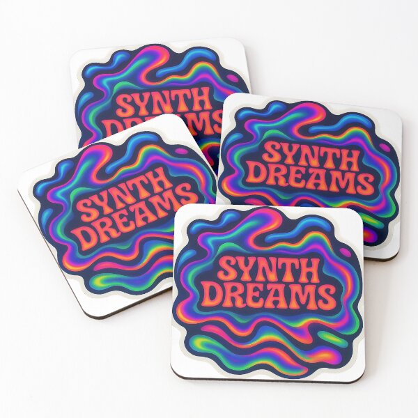 Item preview, Synth Dreams – Psychedelic Neon Synthwave Art designed and sold by |TRSSHOP|.