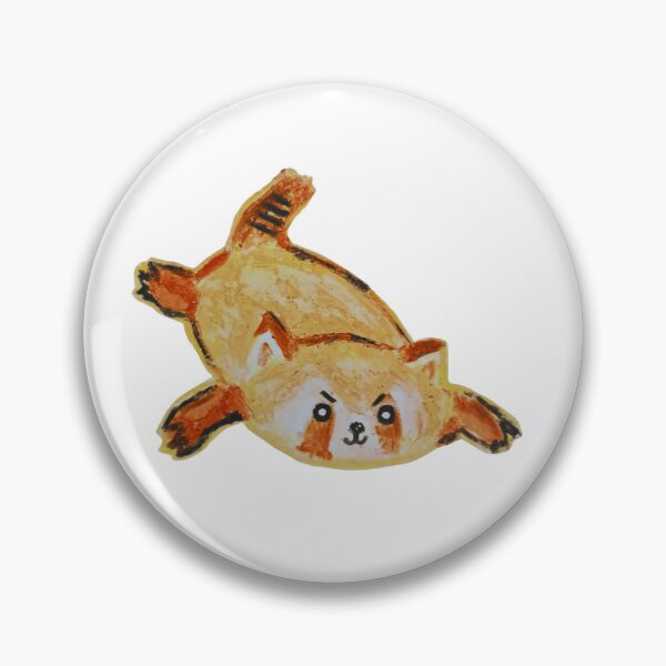 Item preview, Cute Angry Red Panda – Flattened Watercolor Style designed and sold by celcino-studio.