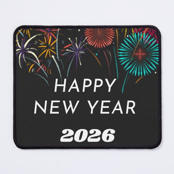 Item preview, Diseño de fuegos artificiales para un feliz año nuevo 2026 designed and sold by RanoStore.
