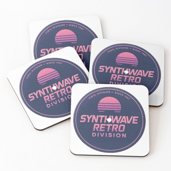 Item preview, Synthwave Retro Division – Dark Retro Synth Logo designed and sold by |TRSSHOP|.