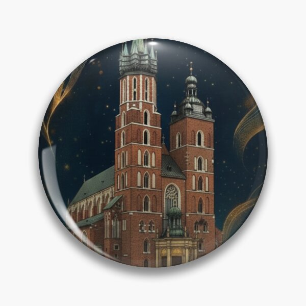 Item preview, Polish Landmarks in Art Nouveau Mosaic – Klimt-Inspired Architectural Art designed and sold by Ewa Miller.