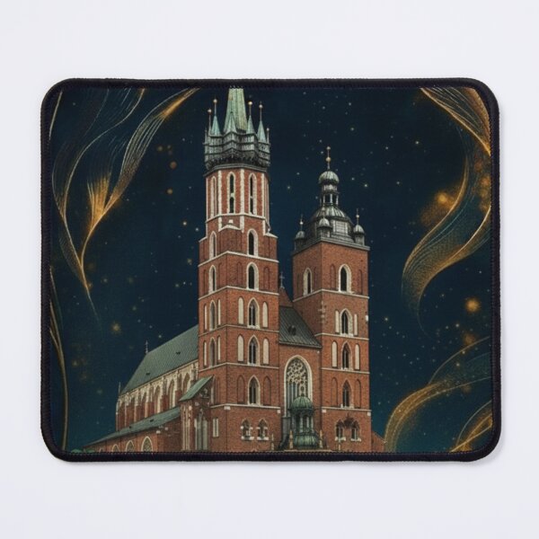 Item preview, Polish Landmarks in Art Nouveau Mosaic – Klimt-Inspired Architectural Art designed and sold by Ewa Miller.